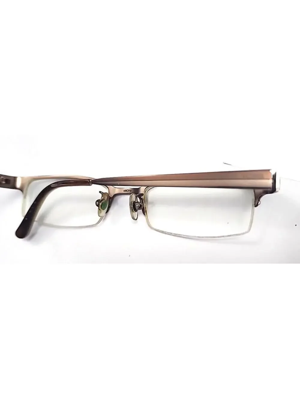 Michael Kors MK127 Brown Metal Rectangle Eyeglasses Frames 49-19 135